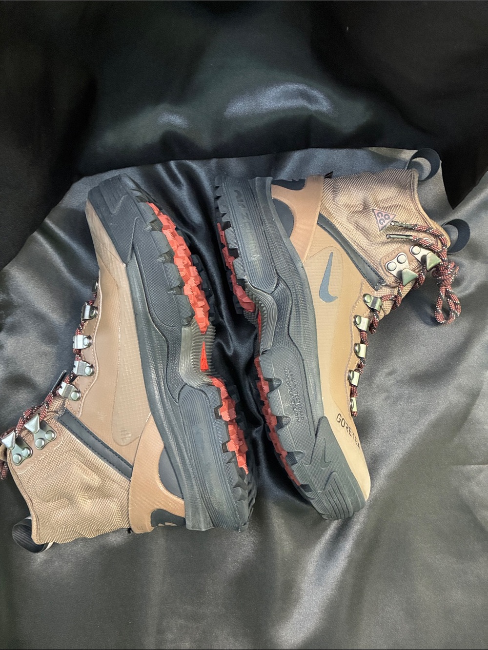 Nike ACG Men’s Brown Gore-Tex Lace-Up Hiking Boots Size 5 - Picture 5 of 16